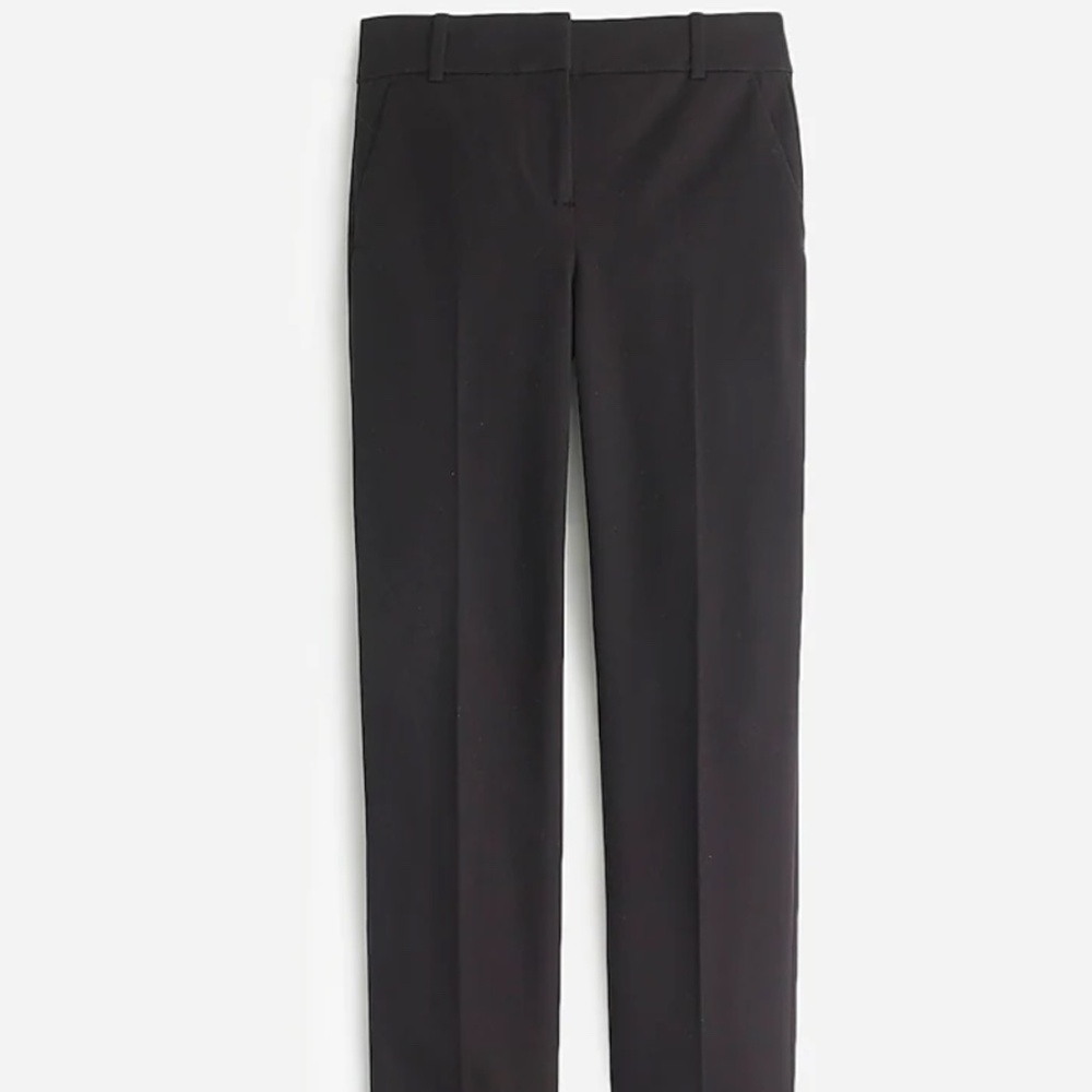 NWT J Crew  Tall Cameron slim crop pant in bi-stretch cotton (12 tall) navy